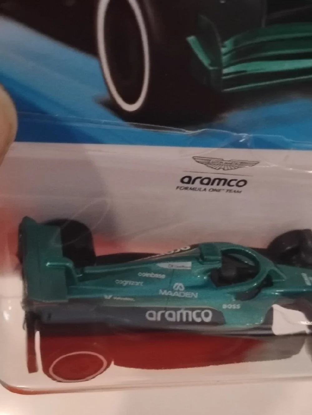 Mattel Hot Wheels Aston Martin Metallic Green Formula 1 Car
